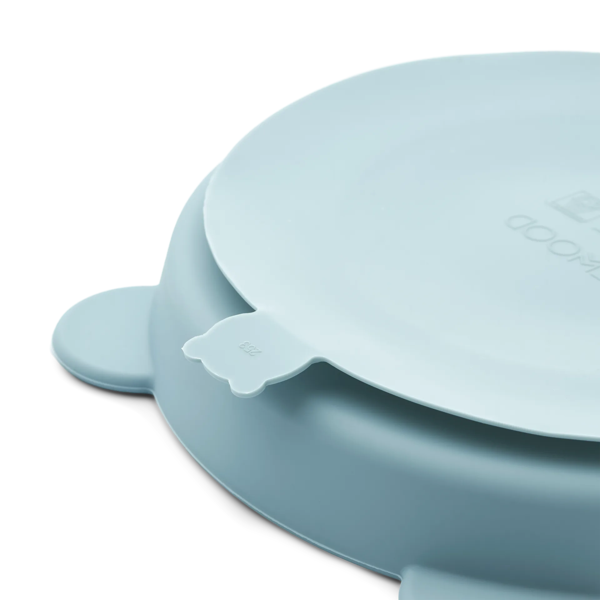 Stacy divided children's plate 2-pack, Sea blue-Whale blue Liewood