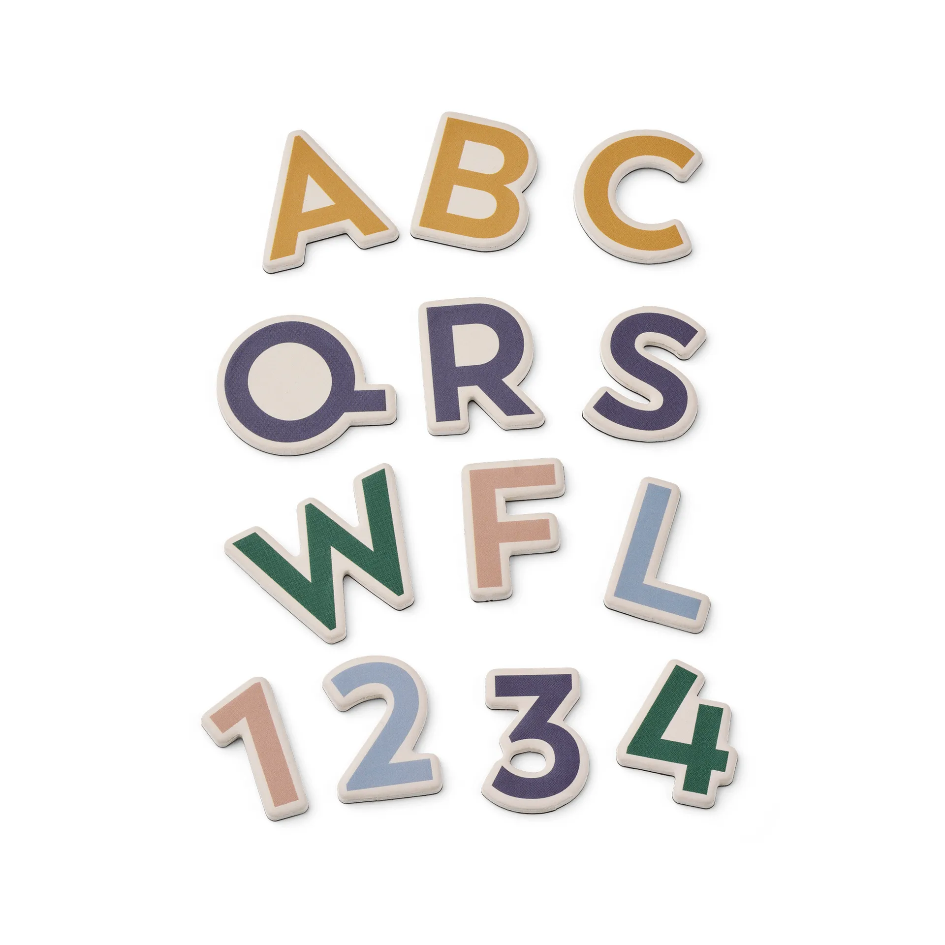 Vento Alphanumeric magnets, Sandy Multi Mix Liewood