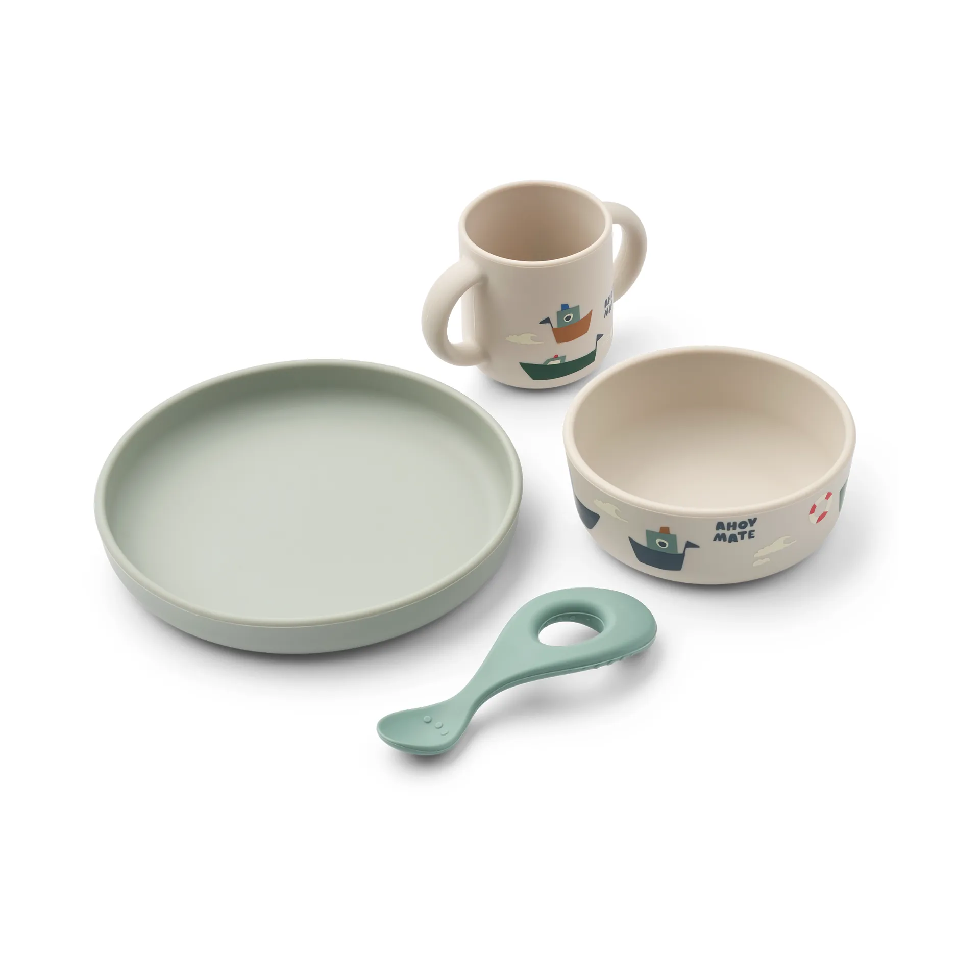 Vivi printed dinnerware set 4 pieces., Sailing-sandy Liewood
