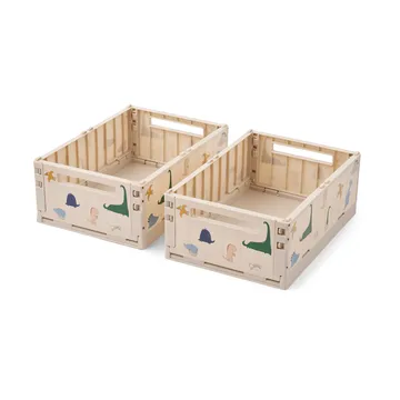 Weston storage box - Dino roar-Sandy, printed - Liewood