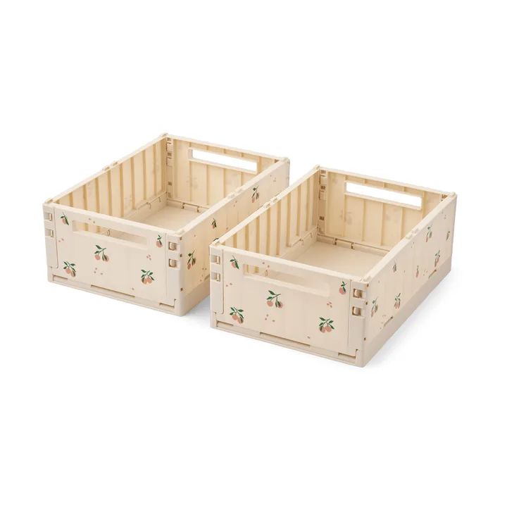 Weston storage box - Peach-Sea shell, printed - Liewood