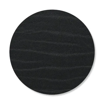 Buffalo coaster reversible circle 1 pcs - black-nature - LIND DNA