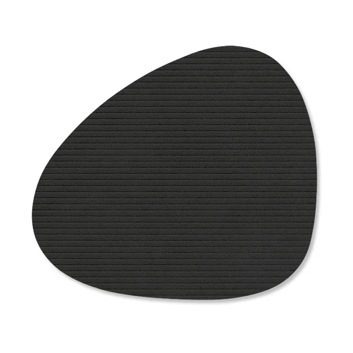 Corduroy coaster curve, Black ink LIND DNA