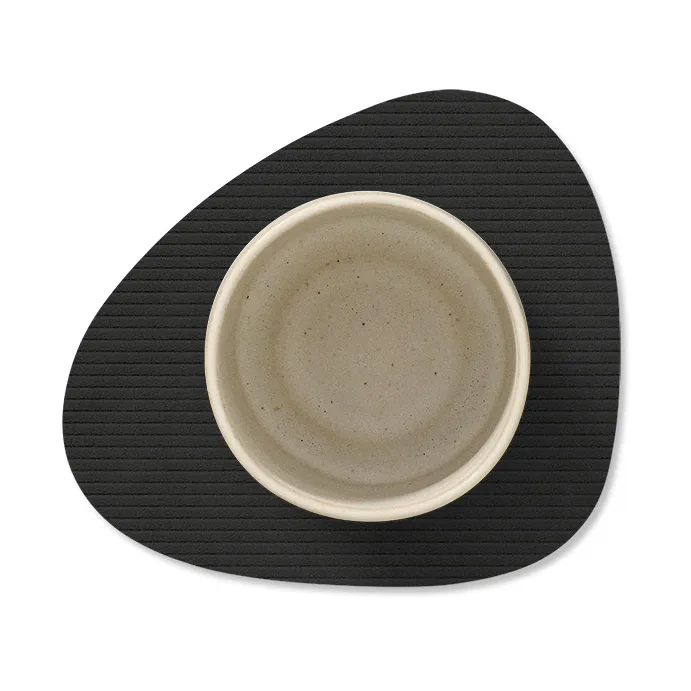 Corduroy coaster curve, Black ink LIND DNA