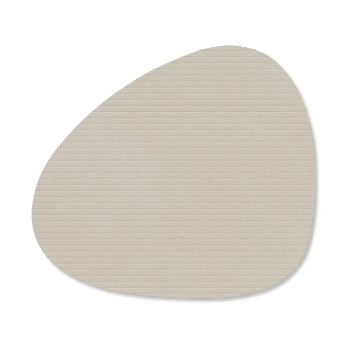 Corduroy coaster curve, Oyster White LIND DNA
