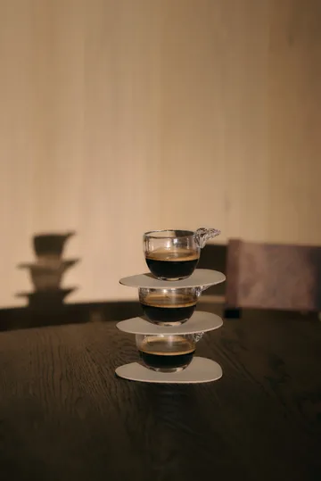 Corduroy coaster curve - Pure white - LIND DNA