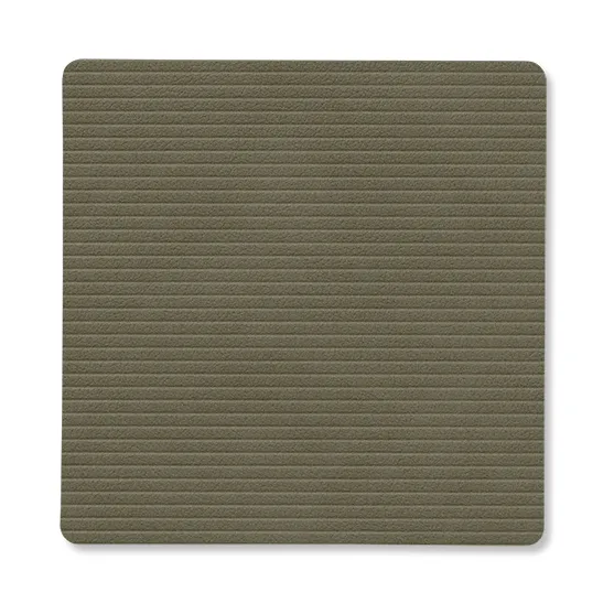 Corduroy coaster square, Army Green LIND DNA