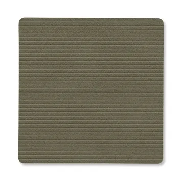 Corduroy coaster square - Army Green - LIND DNA