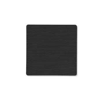 Corduroy coaster square - Black ink - LIND DNA