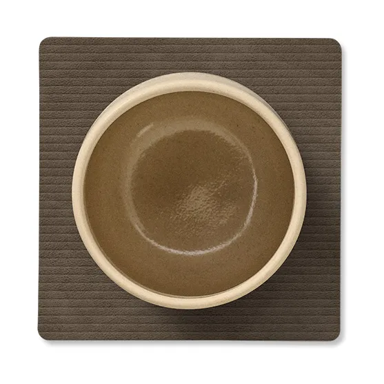 Corduroy coaster square, Caviar LIND DNA