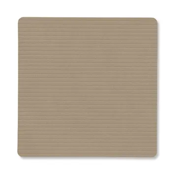 Corduroy coaster square - Clay Brown - LIND DNA