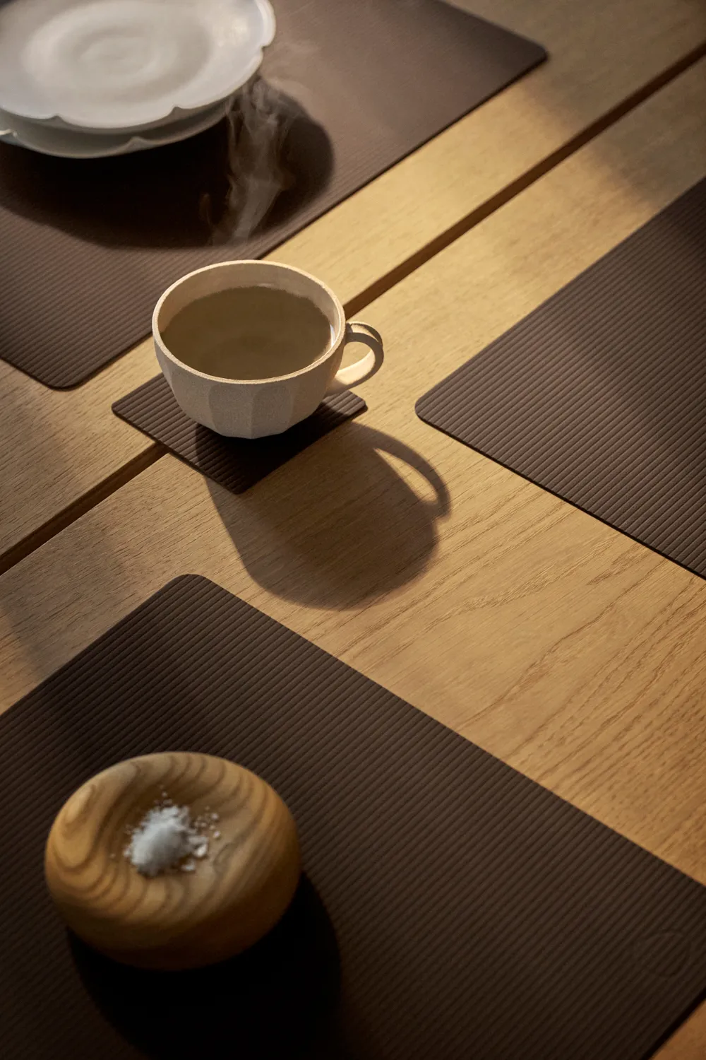 Corduroy coaster square, Hazel LIND DNA