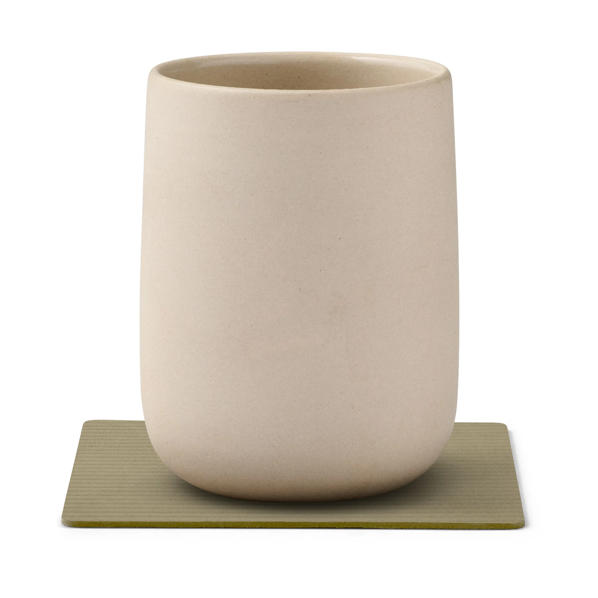 Corduroy coaster square, Herbal Dust LIND DNA