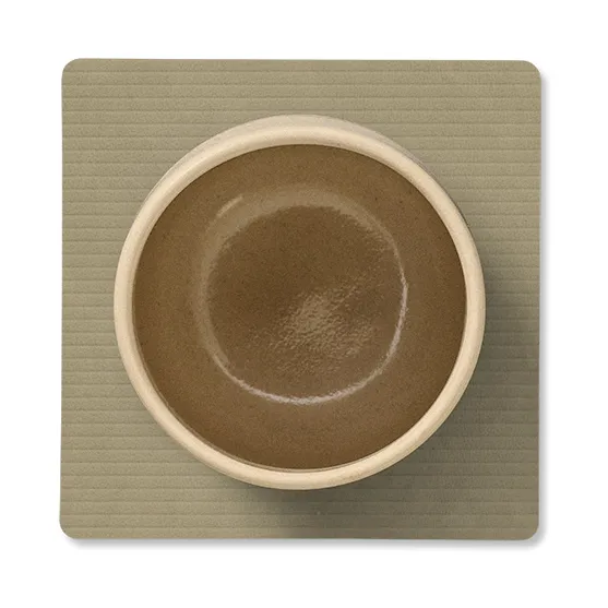Corduroy coaster square, Herbal Dust LIND DNA