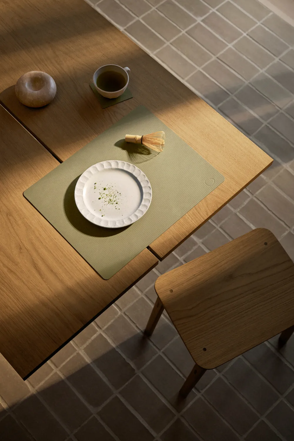 Corduroy coaster square, Herbal Dust LIND DNA