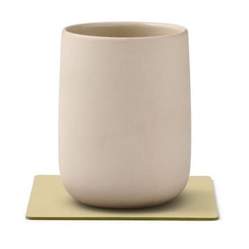 Corduroy coaster square - Lemon Sorbet - LIND DNA