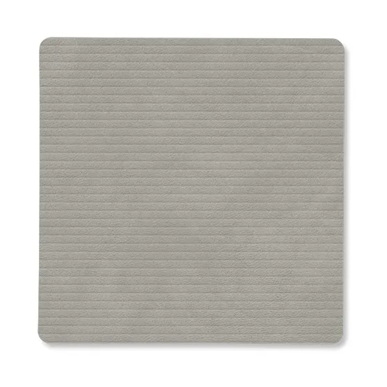 Corduroy coaster square, Light Grey LIND DNA