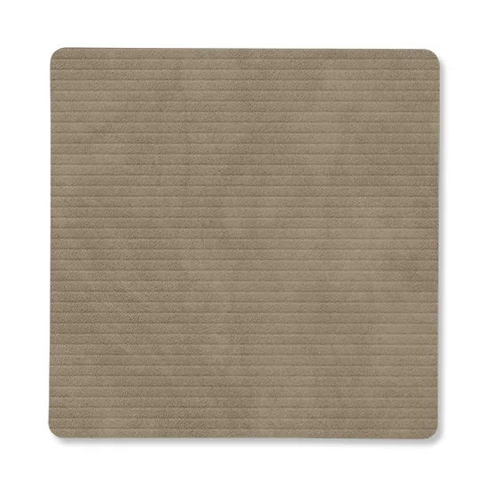 Corduroy coaster square, Nomad Grey LIND DNA