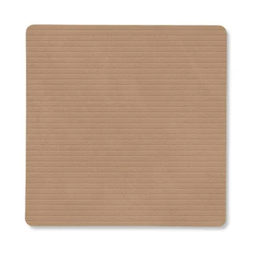 Corduroy coaster square - Nougat - LIND DNA