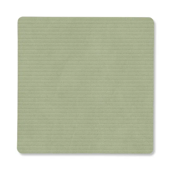 Corduroy coaster square, Olive Green LIND DNA