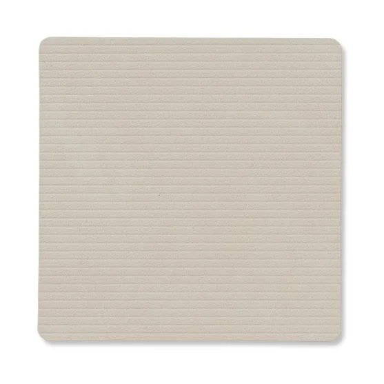Corduroy coaster square, Oyster White LIND DNA