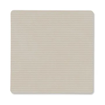 Corduroy coaster square - Oyster White - LIND DNA