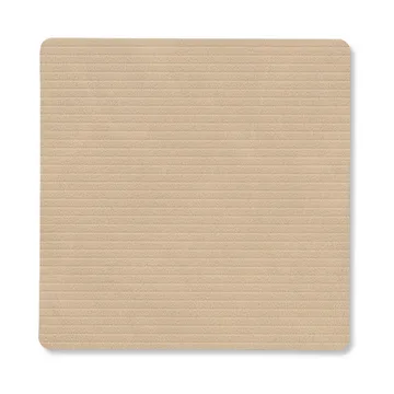 Corduroy coaster square - Sand - LIND DNA