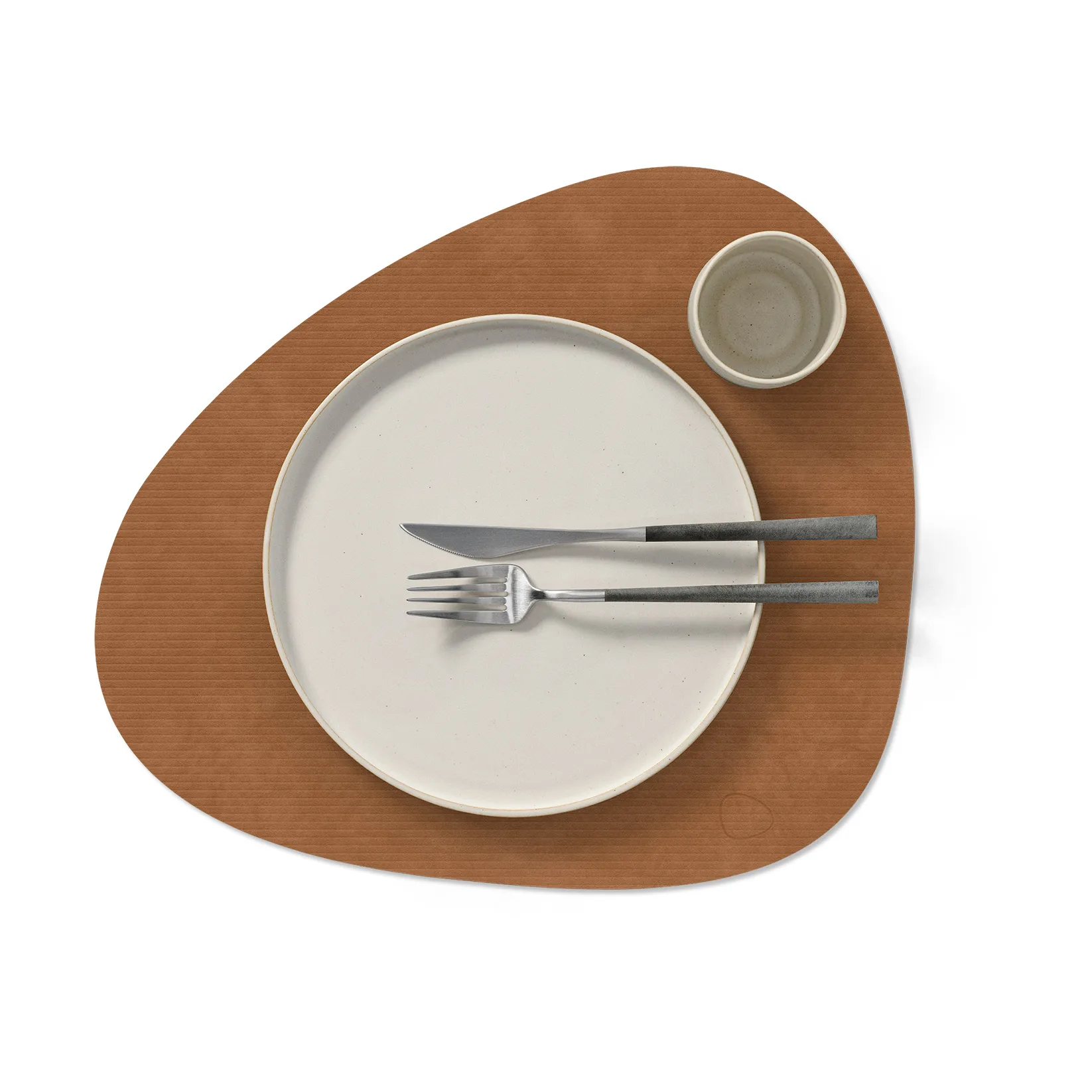Corduroy placemat curve L, Nature LIND DNA