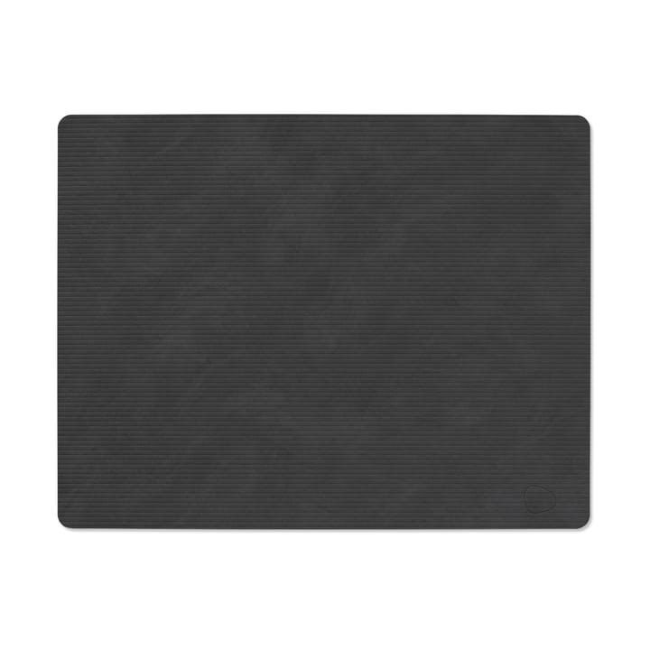 Corduroy placemat square L - Black - LIND DNA