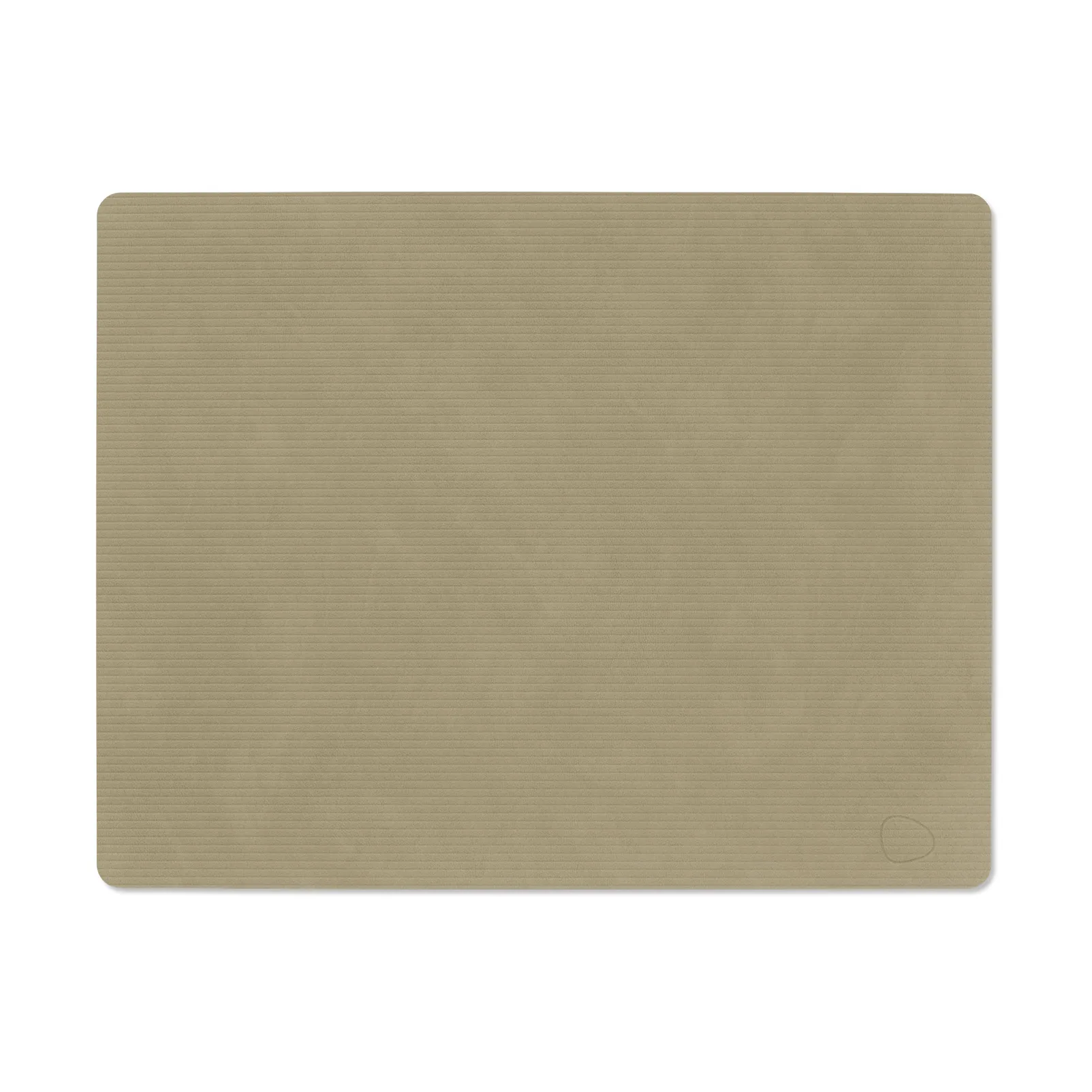 Corduroy placemat square L, Herbal Dust LIND DNA