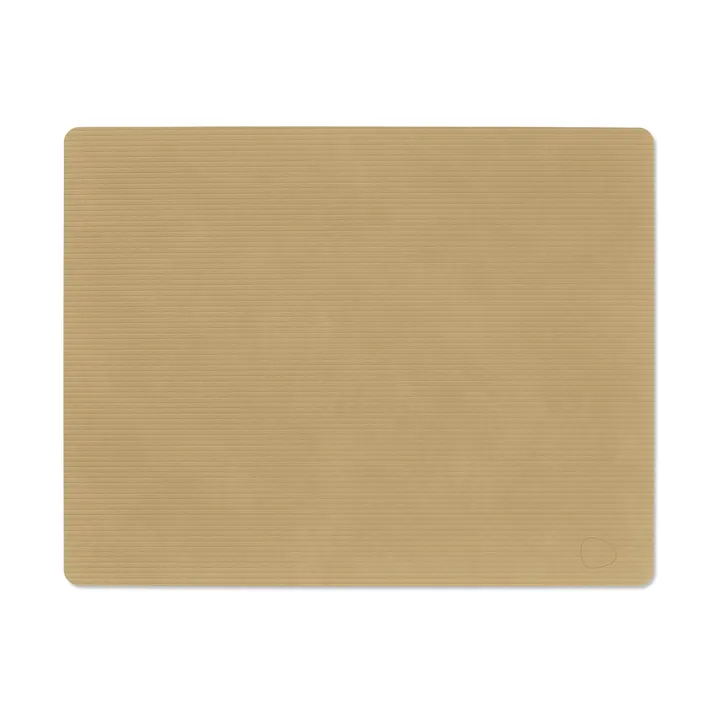 Corduroy placemat square L - Khaki, 45x35 cm - LIND DNA