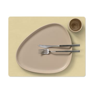 Corduroy placemat square L - Lemon Sorbet - LIND DNA