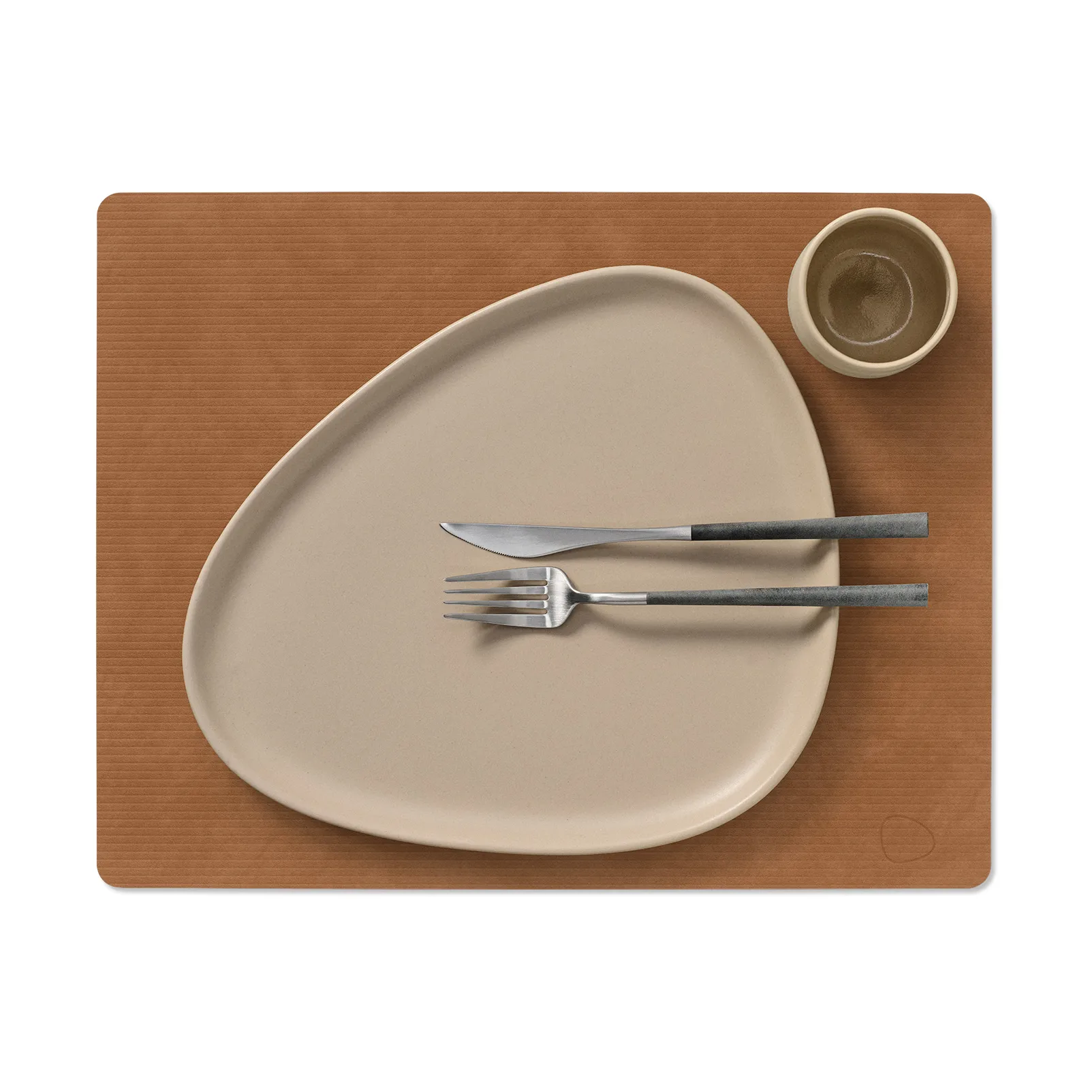Corduroy placemat square L, Nature LIND DNA