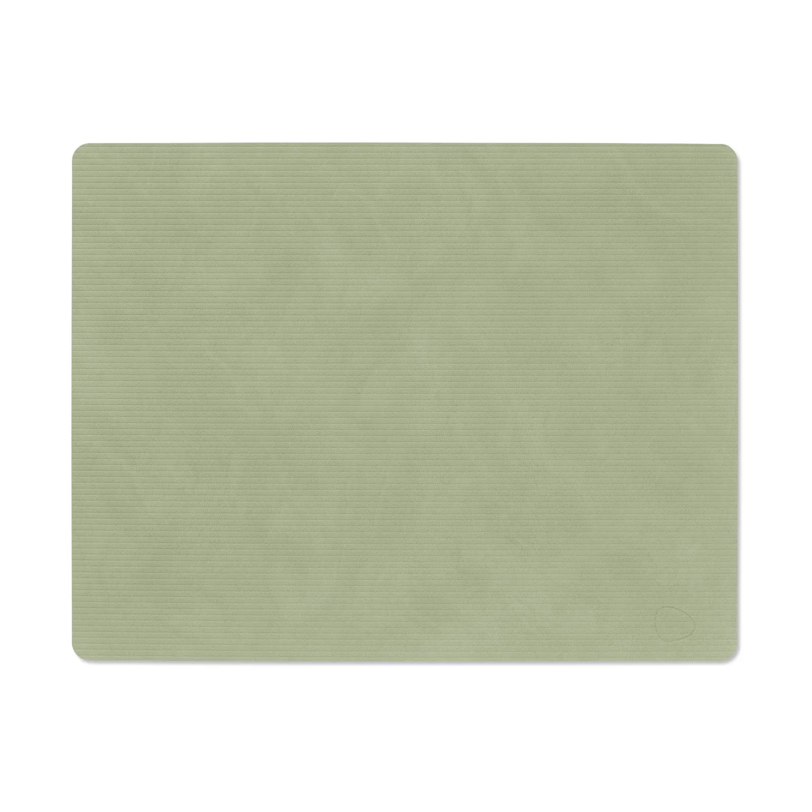Corduroy placemat square L, Olive Green LIND DNA
