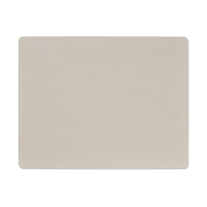 Corduroy placemat square L - Oyster White - LIND DNA