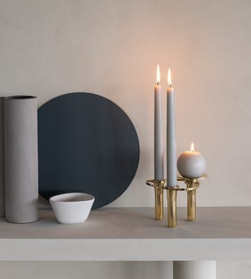 Curve Candlestick - Gold, tray - LIND DNA