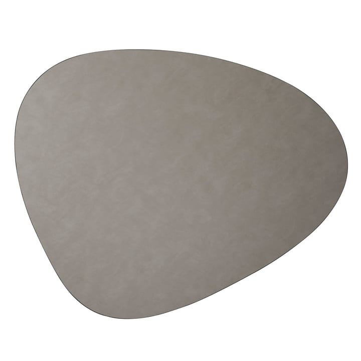 Curve Cloud leatherrug XXL - Light grey - LIND DNA