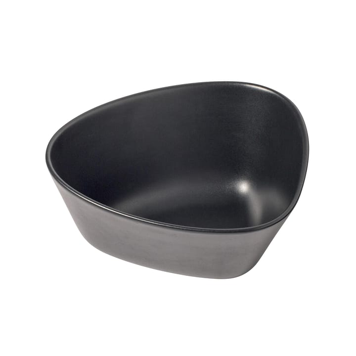 Curve Stoneware bowl M 20x22 cm - black - LIND DNA