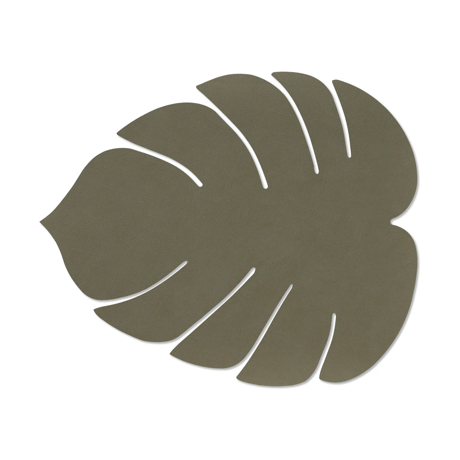Monstera Leaf Nupo placemat L, Army green LIND DNA