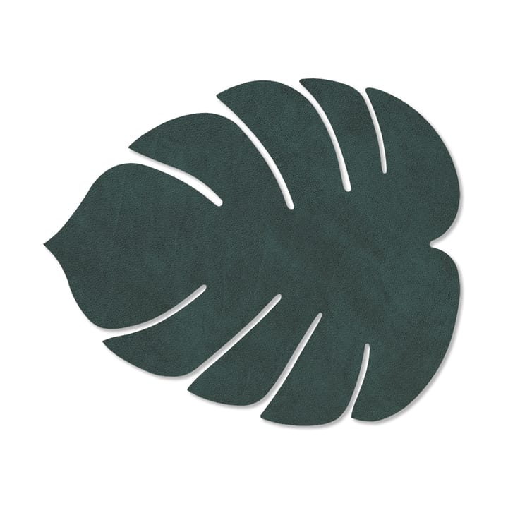 Monstera Leaf Nupo placemat S - Dark green - LIND DNA