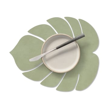 Monstera Leaf Nupo placemat S - Olive green - LIND DNA