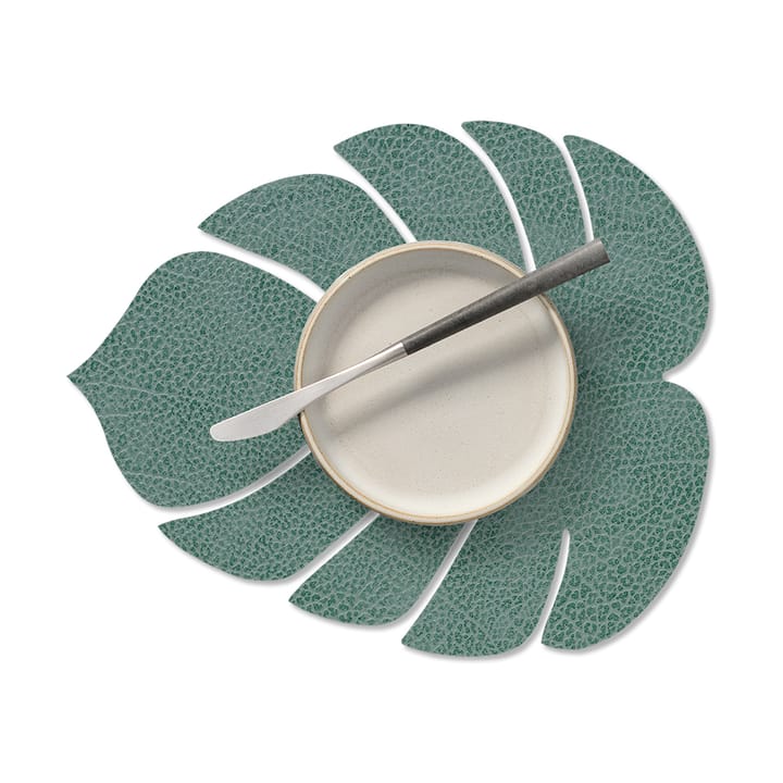Monstera Leaf Nupo placemat S, Pastel green LIND DNA