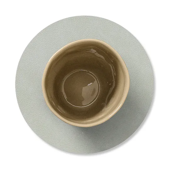 Nupo coaster circle, metallic (stone grey) LIND DNA