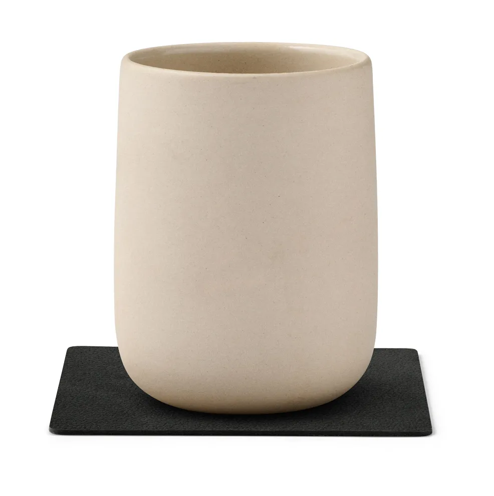 Nupo coaster square, Black ink LIND DNA