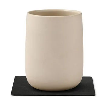 Nupo coaster square - Black ink - LIND DNA