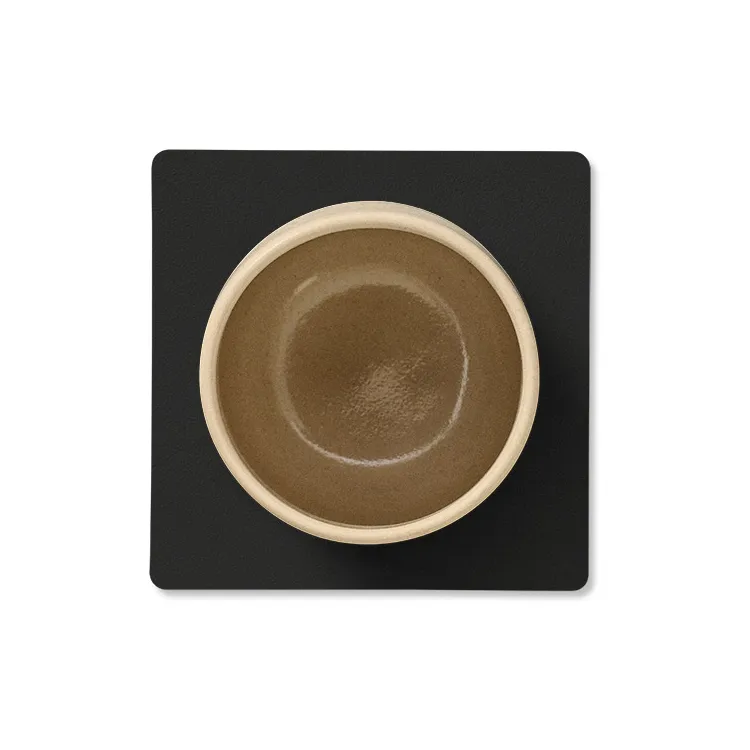 Nupo coaster square, Black ink LIND DNA