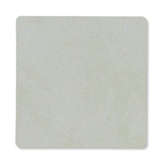 Nupo coaster square, metallic (stone grey) LIND DNA