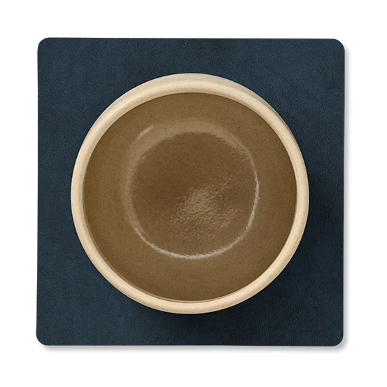 Nupo coaster square reversible 1 pcs, Midnight blue-petrol LIND DNA