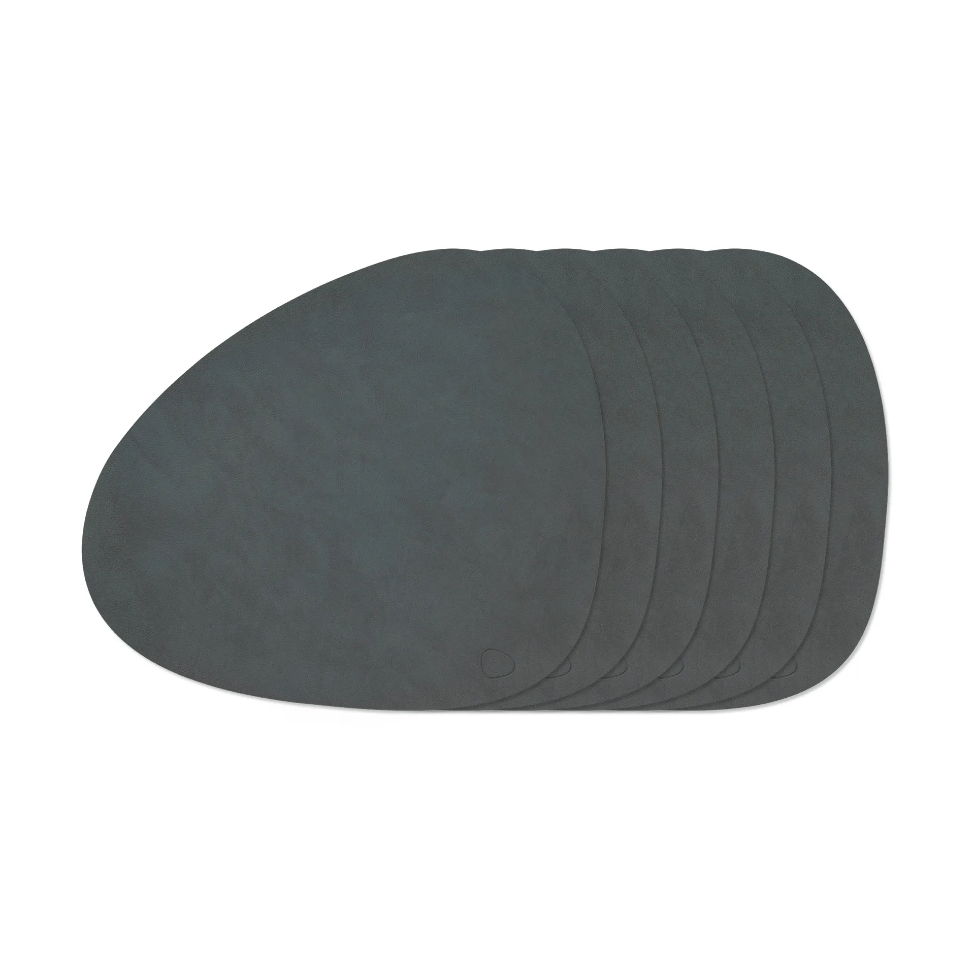 Nupo Curve placemat set, Anthracite, 6-pack LIND DNA