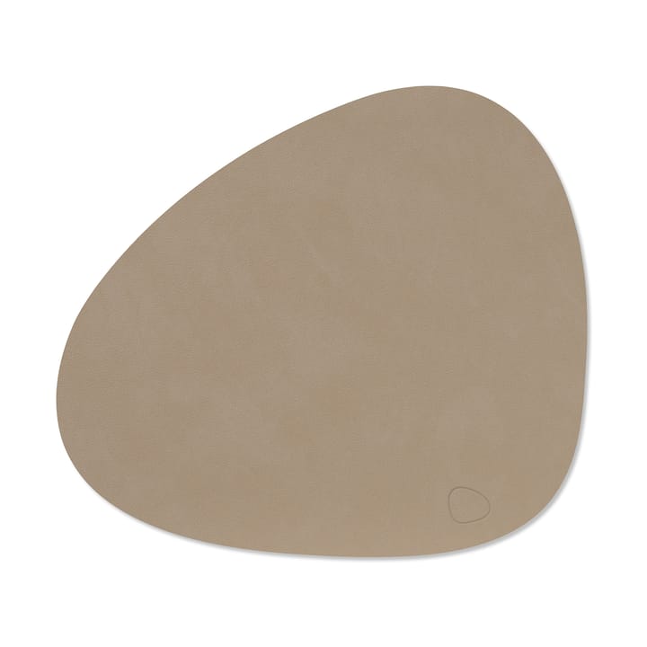 Nupo place mat curve M, Clay brown LIND DNA